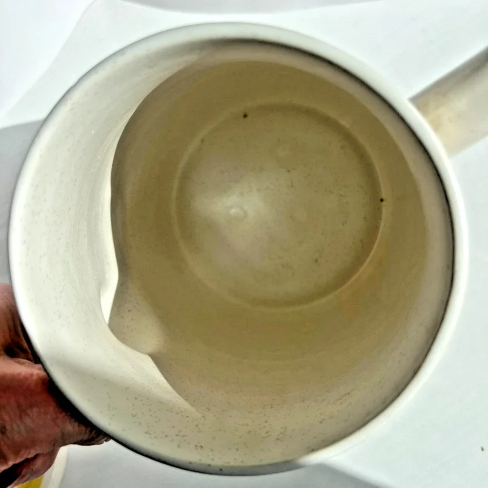 Franciscan Hacienda Coffee Pot Lid Vintage Yellow Earthenware USA Retro EUC